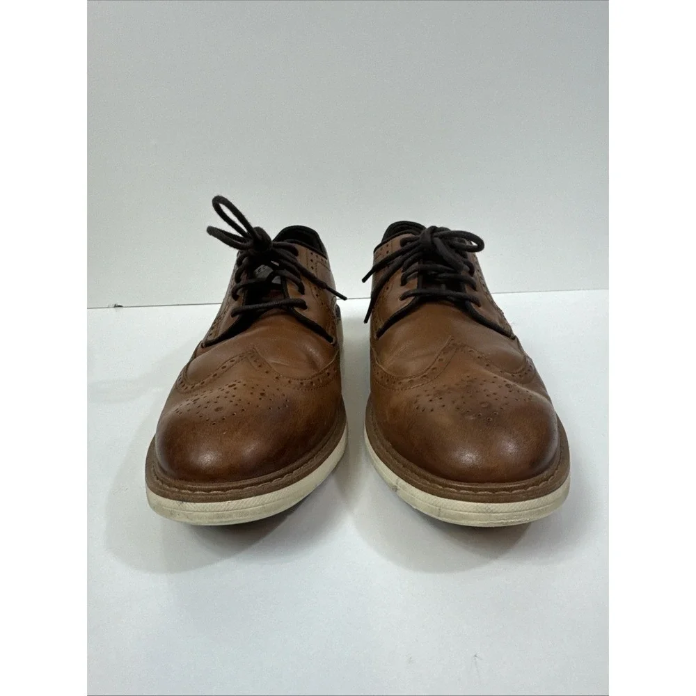 Cole Haan Men's Original Grand Wingtip Oxford Brown Leather Size 10 M C34120 EUC